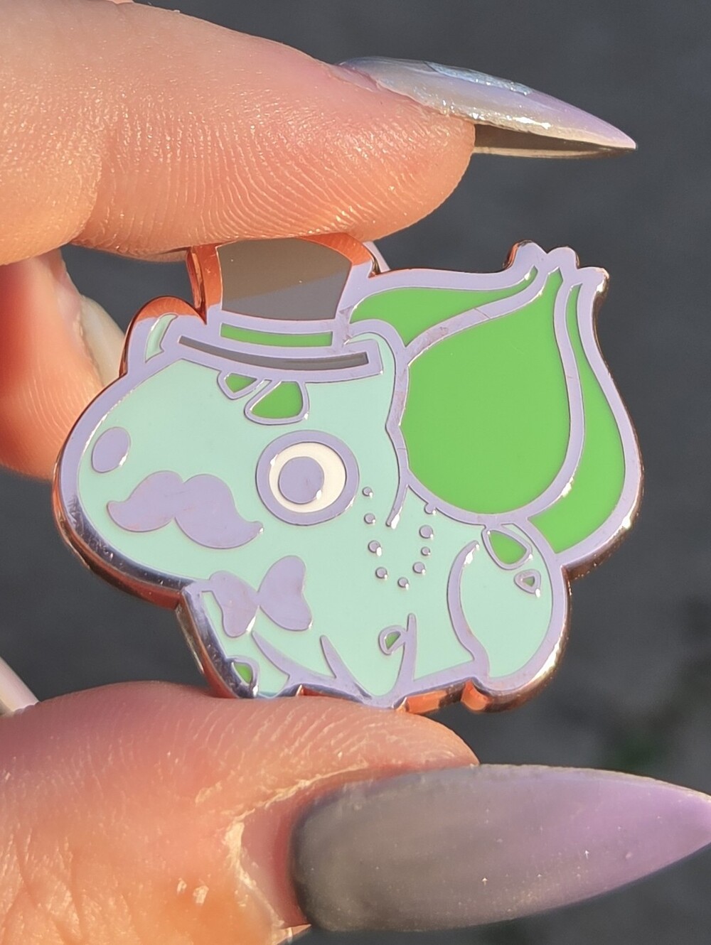 Pokemon Mint Green & Bright Green Bulbasaur Enamel Pin by Pokemon